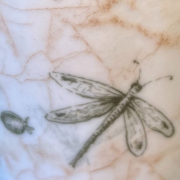 222 Fifth FLORAL TOILE  ~ Kathryn White / Art in Motion / Tapered Porcelain Cup - Picture 7 of 14